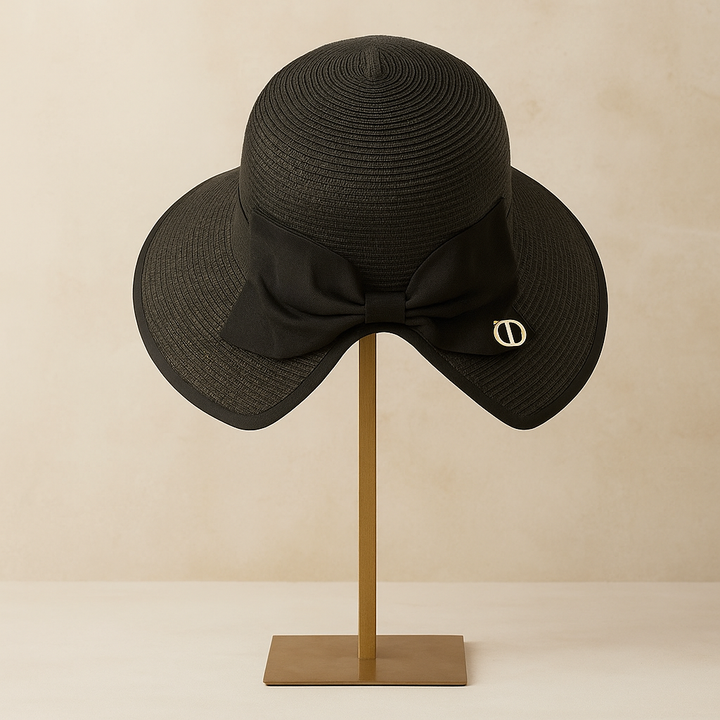Camille Bow Straw Hat
