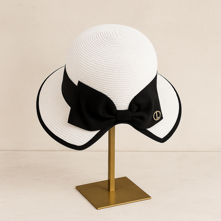 Camille Bow Straw Hat