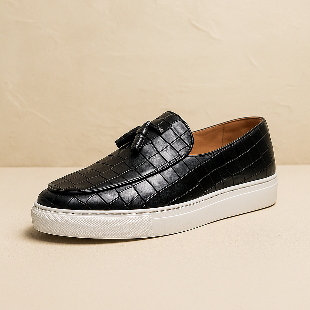 Grayson Blanc Tassel Loafers