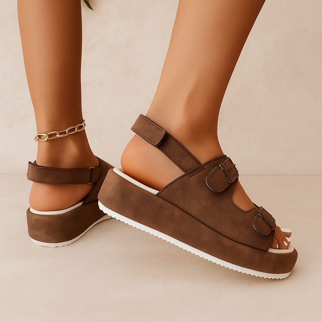 Terra Lane Buckle Sandals