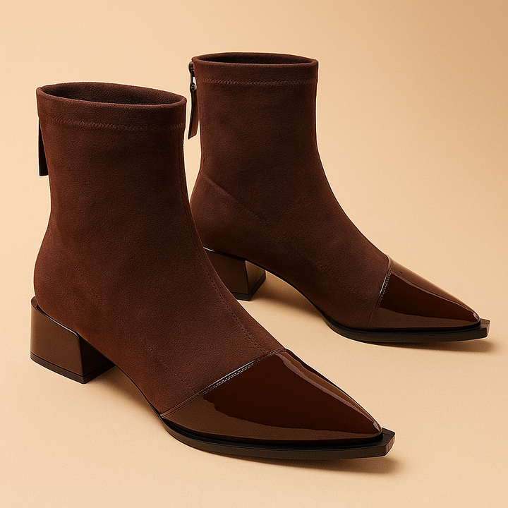 Vienna Pointe Ankle Boots
