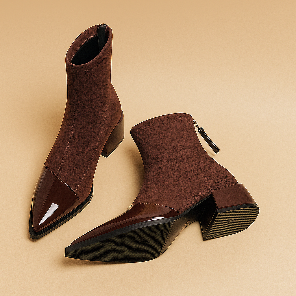 Vienna Pointe Ankle Boots