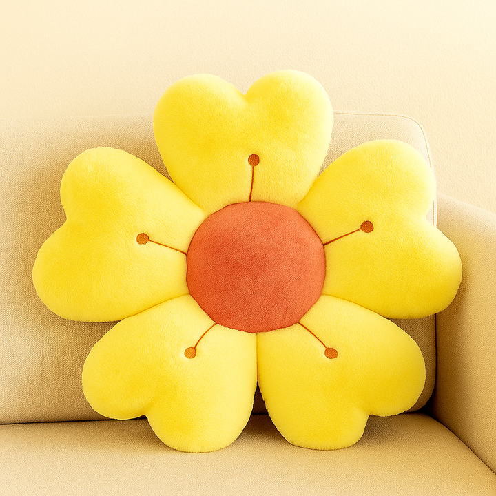 Daisy Plush Throw Pillow
