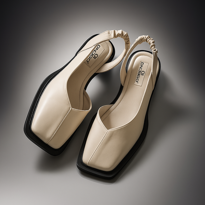 Elara Square Toe Flats