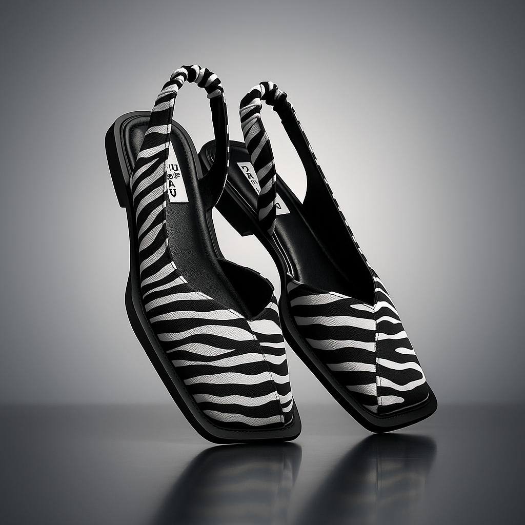 Elara Square Toe Flats