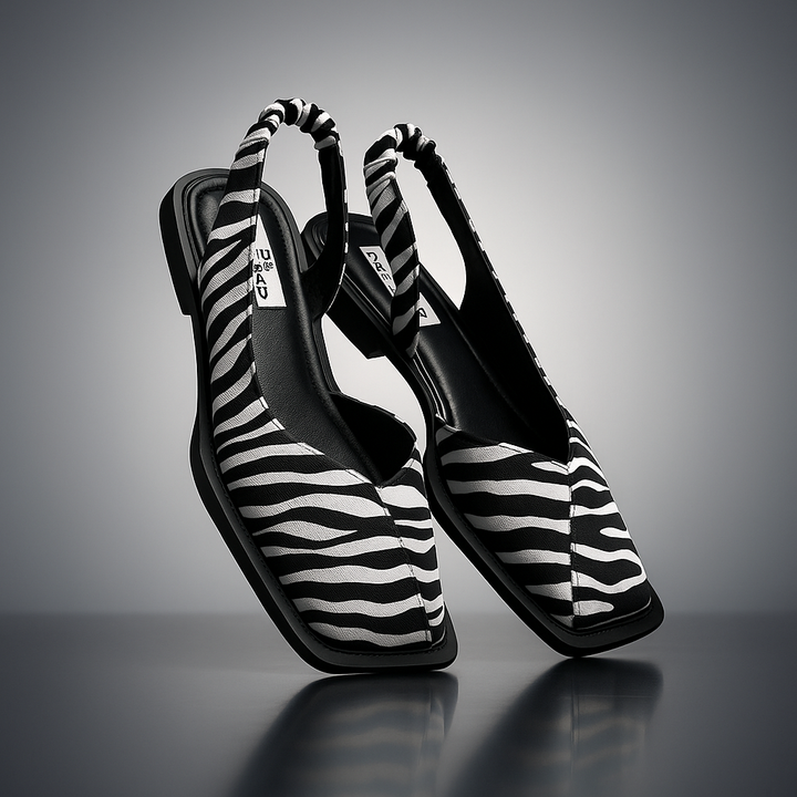 Elara Square Toe Flats