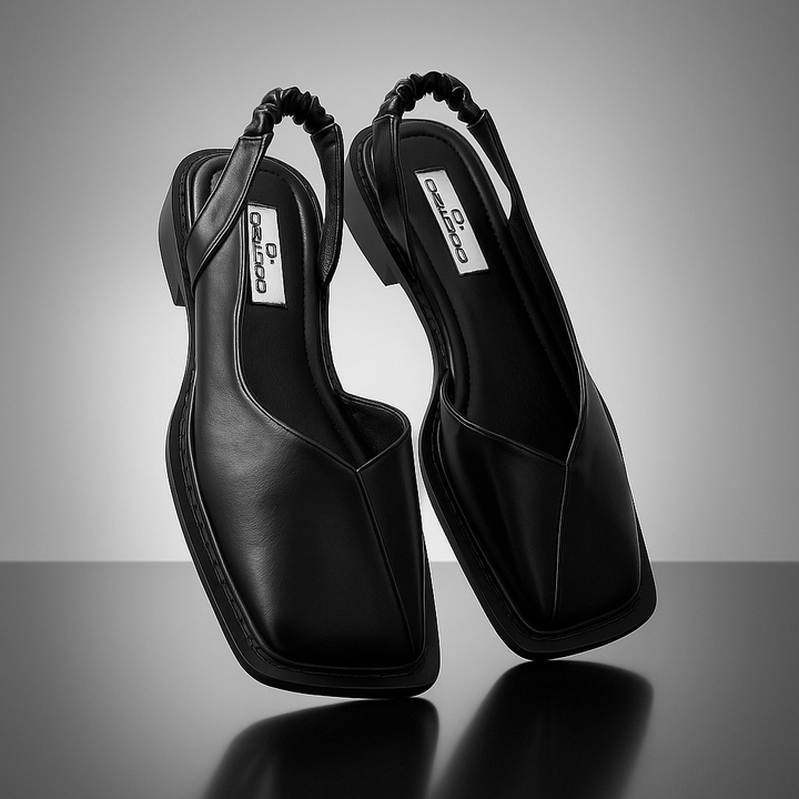 Elara Square Toe Flats