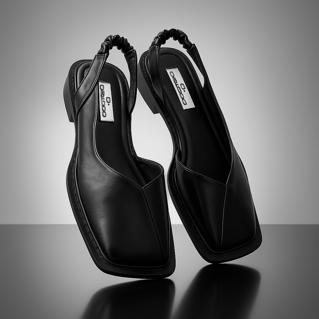 Elara Square Toe Flats