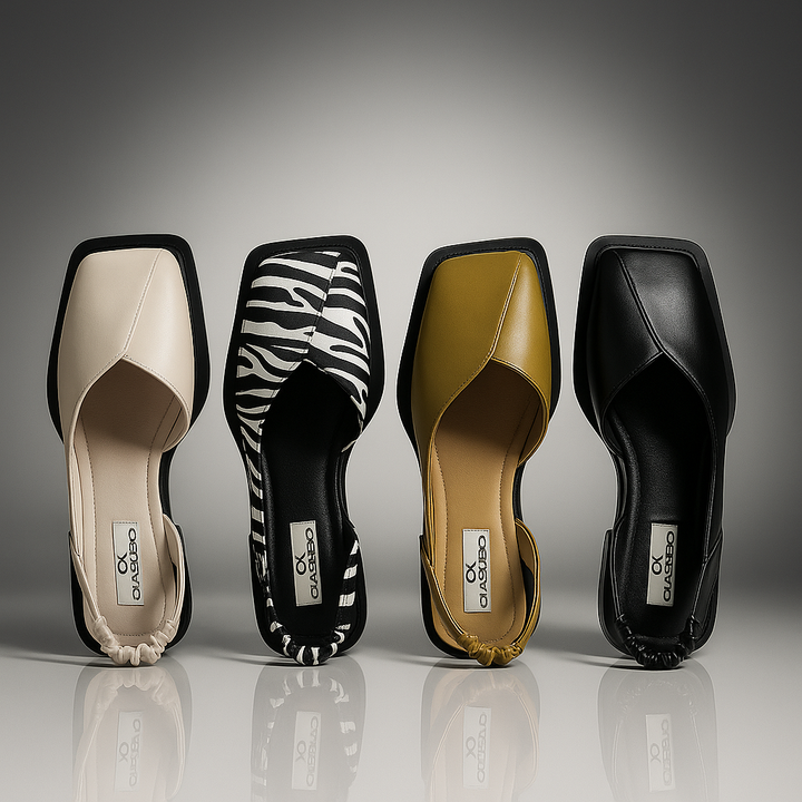 Elara Square Toe Flats