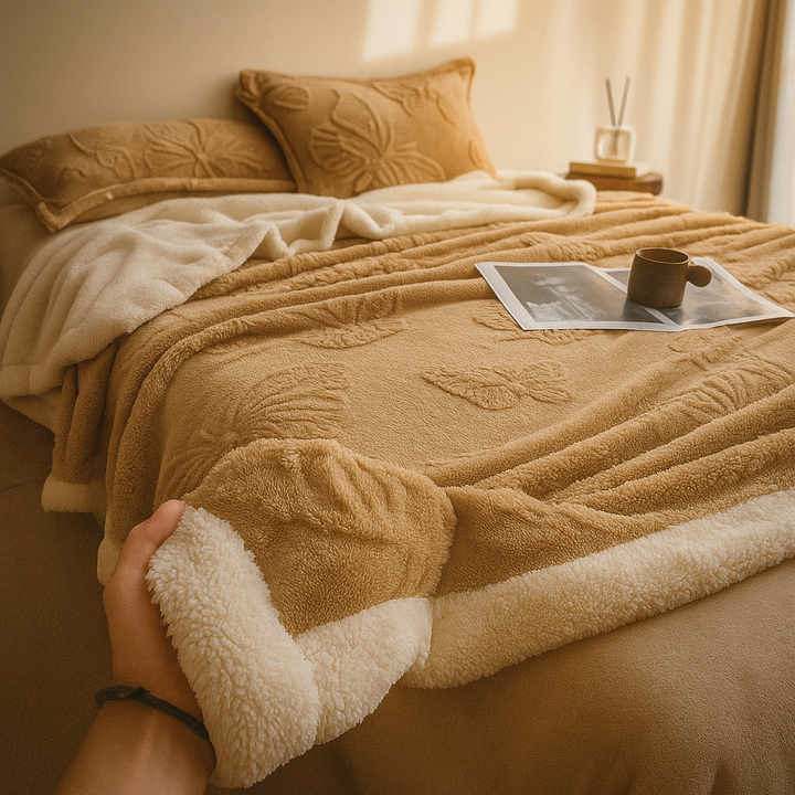 Luna Plush Butterfly Blanket