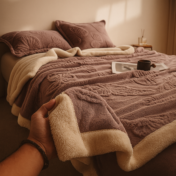 Luna Plush Butterfly Blanket