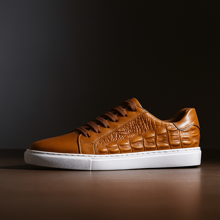Crocetti Leather Sneakers