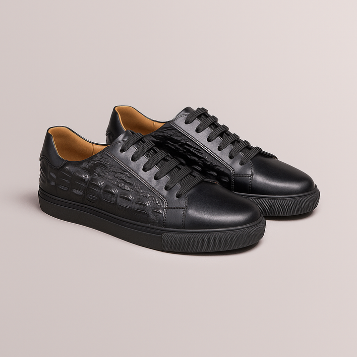 Crocetti Leather Sneakers