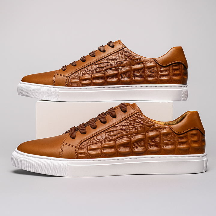Crocetti Leather Sneakers