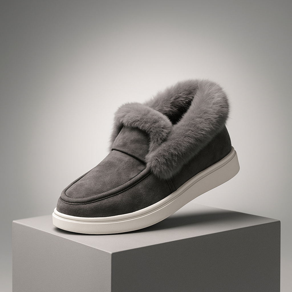 Aurora Suede Fur Boots