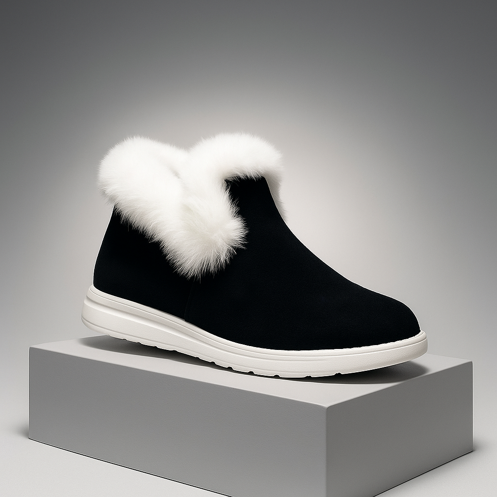 Aurora Suede Fur Boots