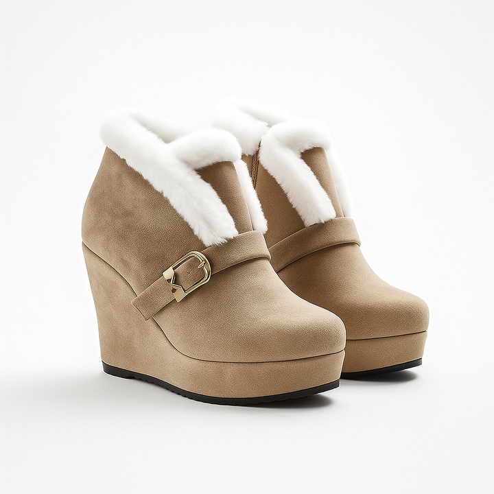 Bella Wedge Booties