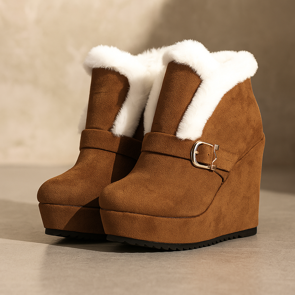 Bella Wedge Booties