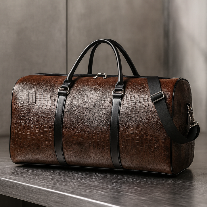 The Belmont Leather Duffle