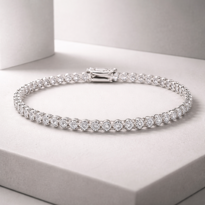 Ava Lane Moissanite Tennis Bracelet