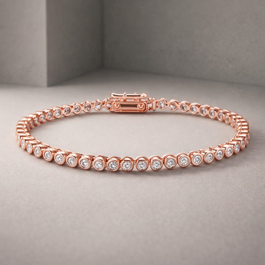 Ava Lane Moissanite Tennis Bracelet