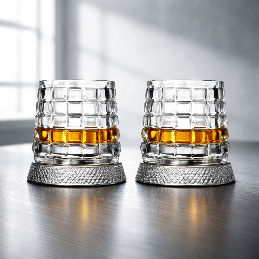 Revolve Crystal Glass Set