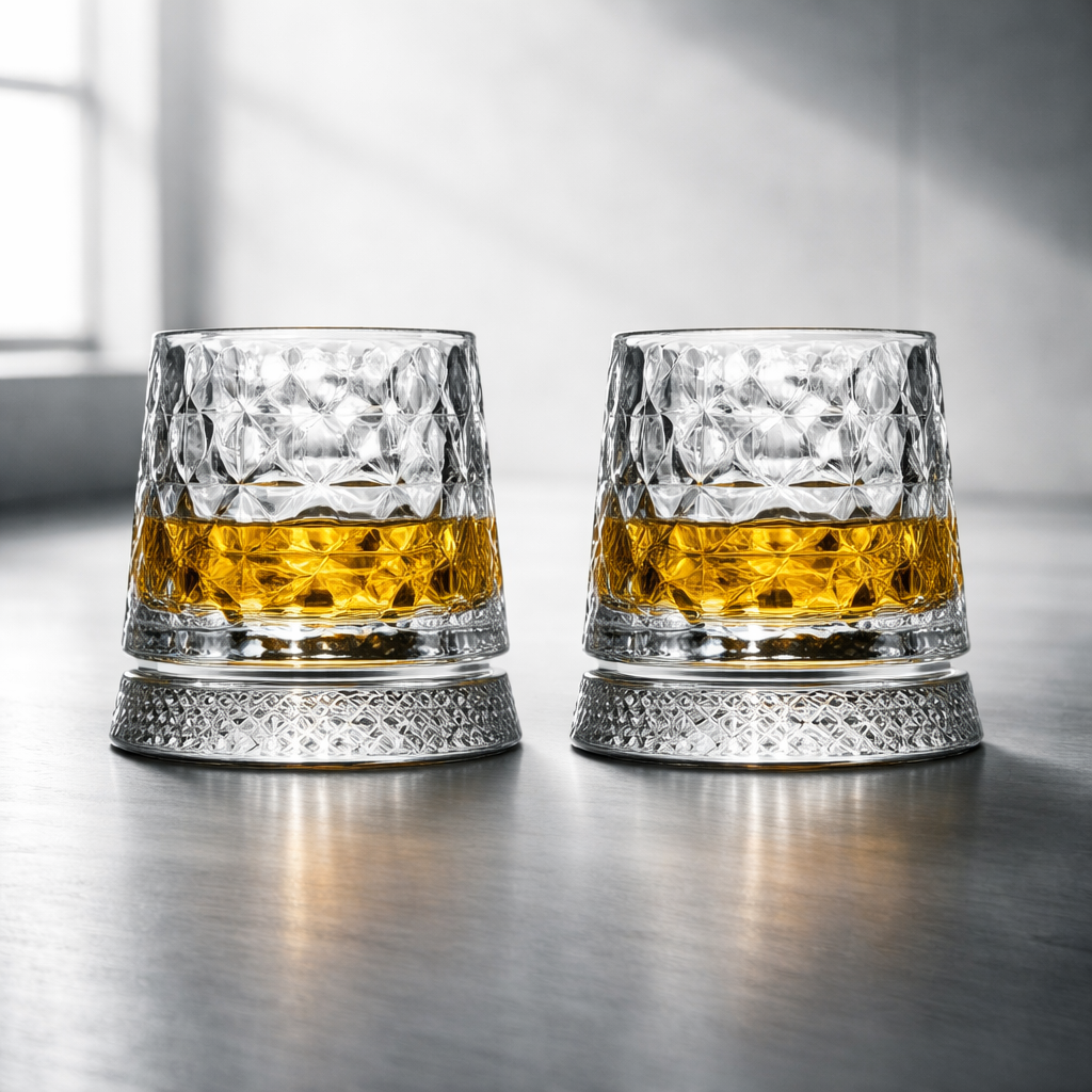 Revolve Crystal Glass Set