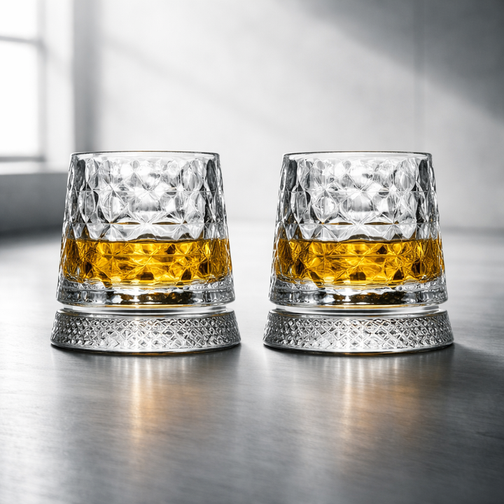 Revolve Crystal Glass Set