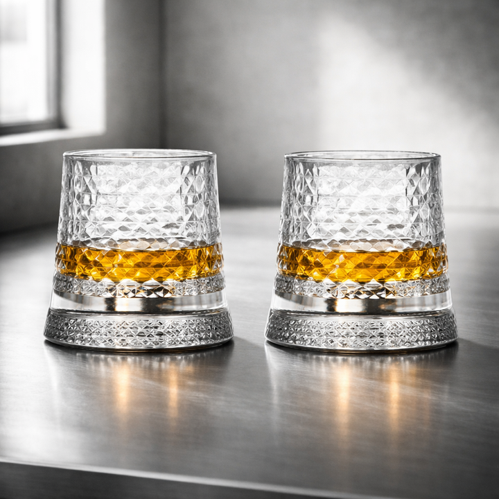 Revolve Crystal Glass Set