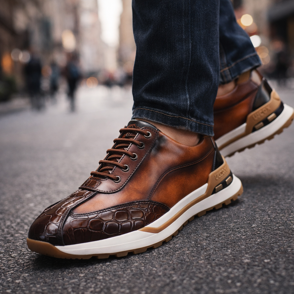 Cavaro Leather Sneaker