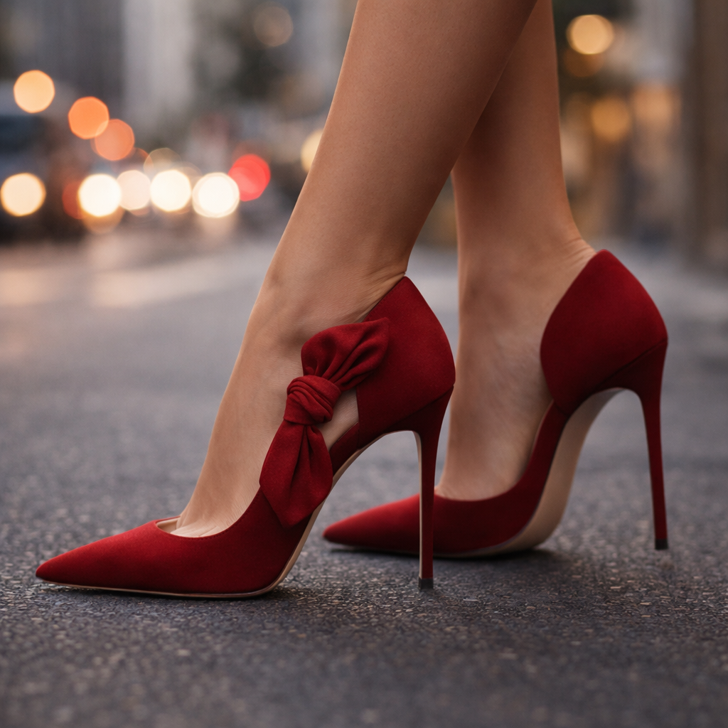 Valentina Suede Stiletto