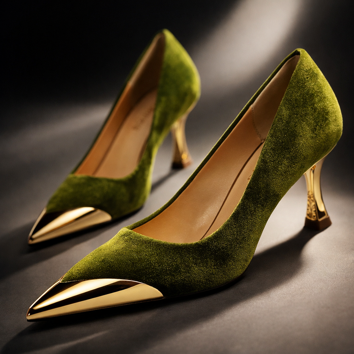Bella Suede Heels