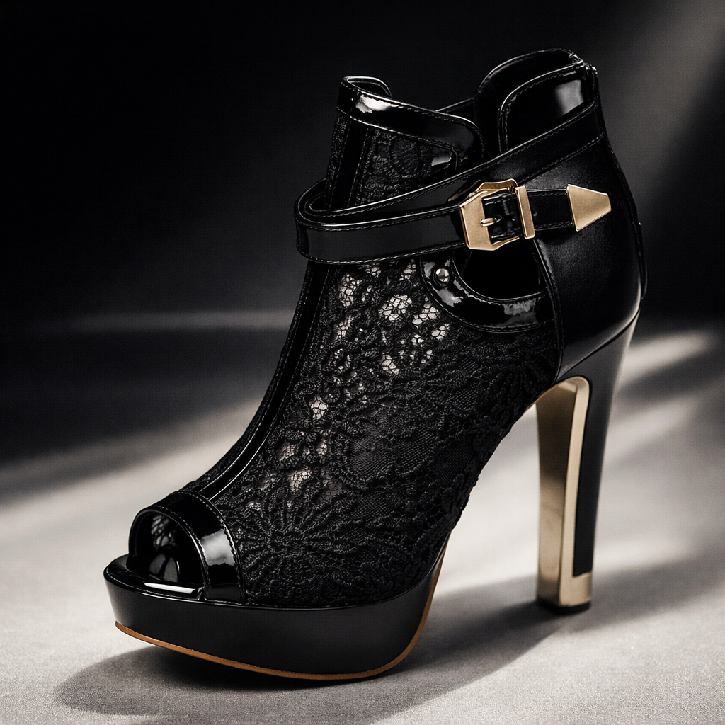 Bella Lace Heels
