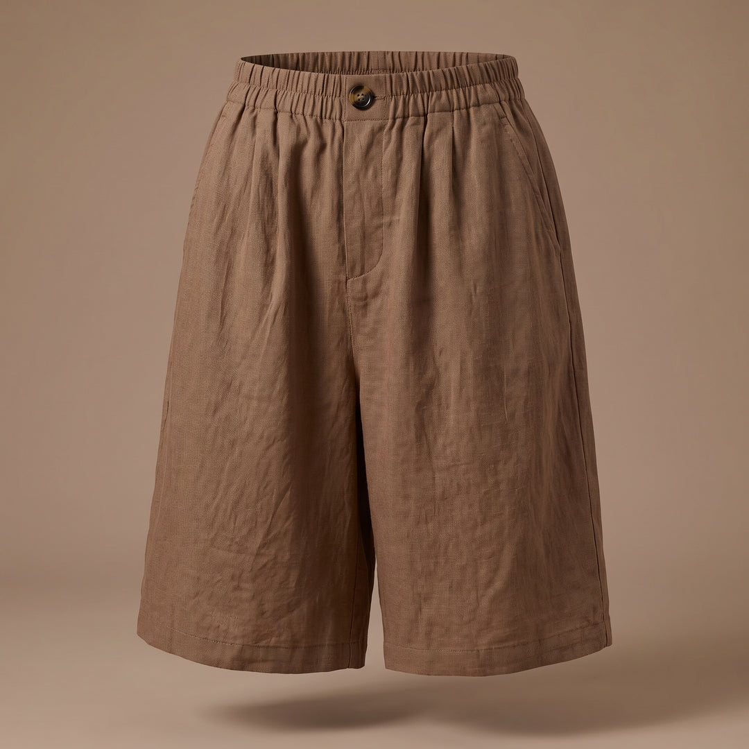 Olivia Breeze Linen Shorts