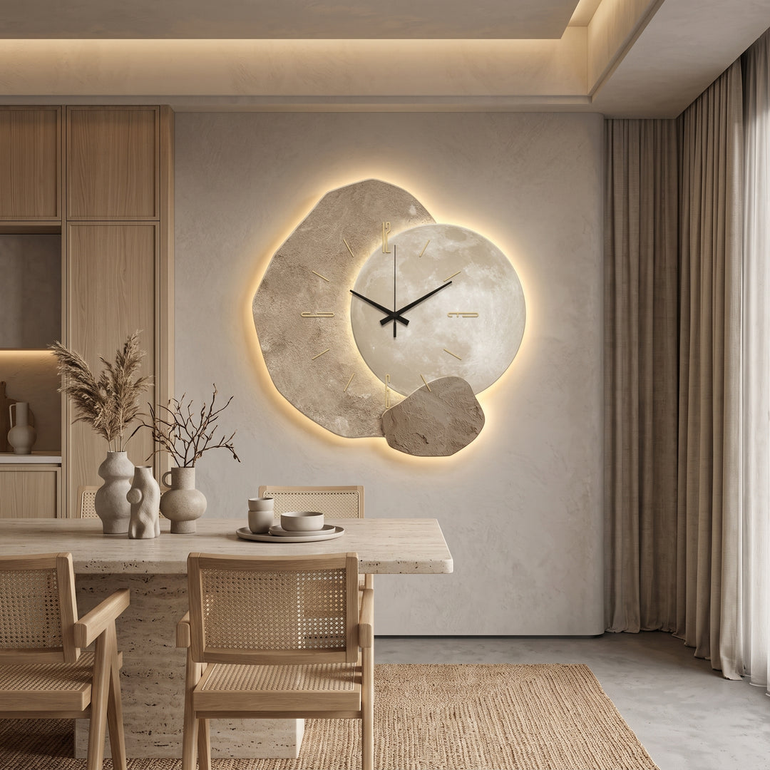 Lumen Slate Scandinavian Wall Clock