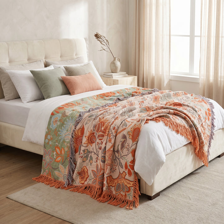 Willow Haven Cotton Throw Blanket