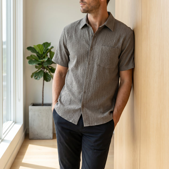 Ronan Textured Short Sleeve Shirt