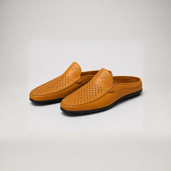 Antonio Perforated Leather Loafer
