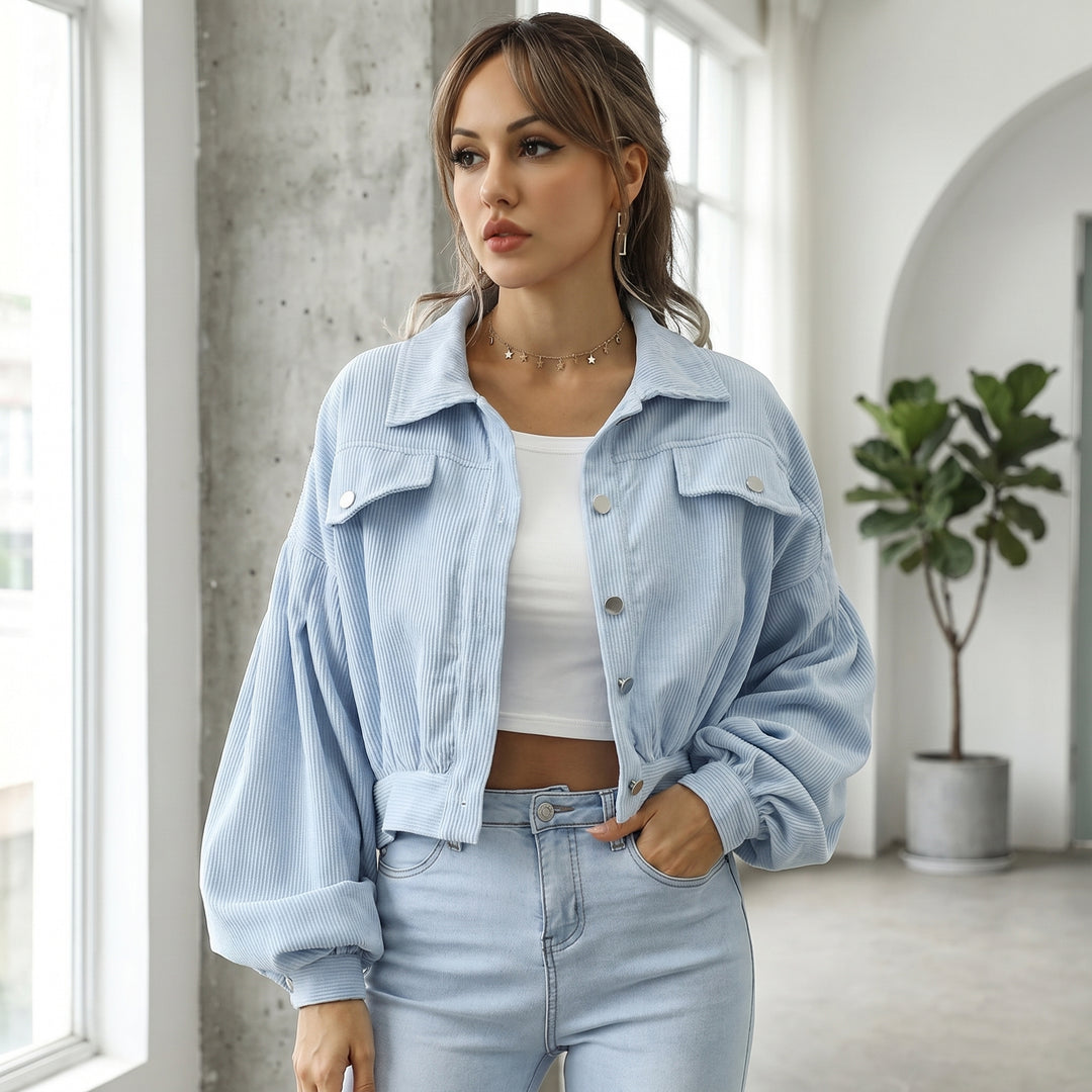 Ashbourne Cropped Corduroy Jacket