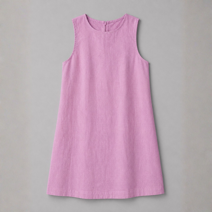 Marina Linen Shift Mini Dress