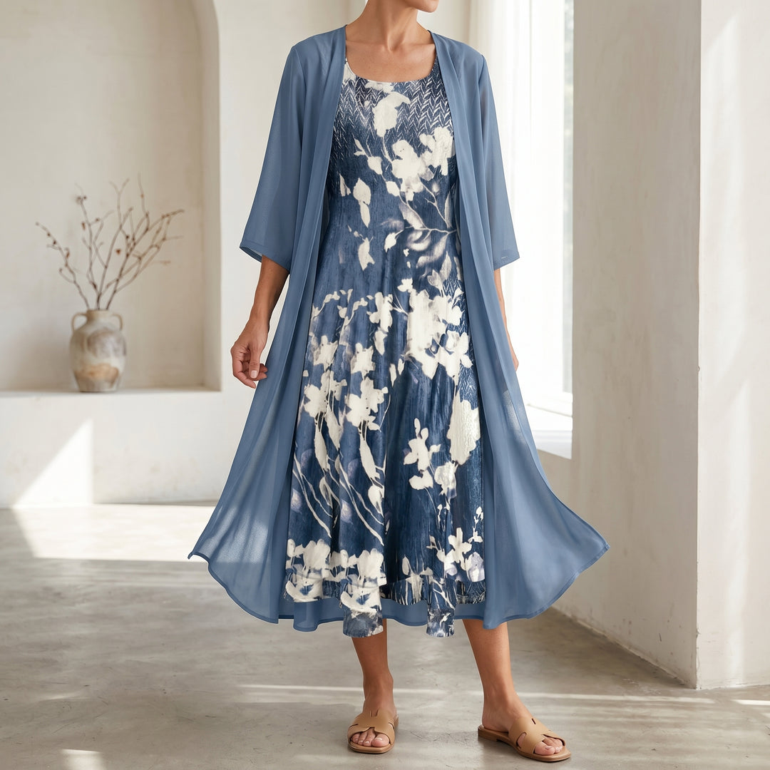 Celeste Monroe Layered Floral Dress