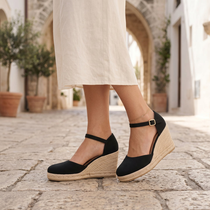 Clara Closed Toe Wedge Sandal
