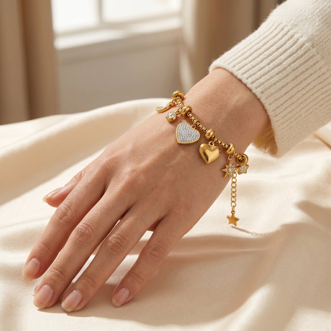 Mila Celeste Charm Bracelet
