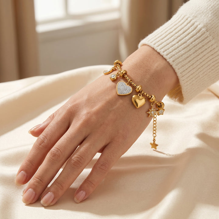 Mila Celeste Charm Bracelet