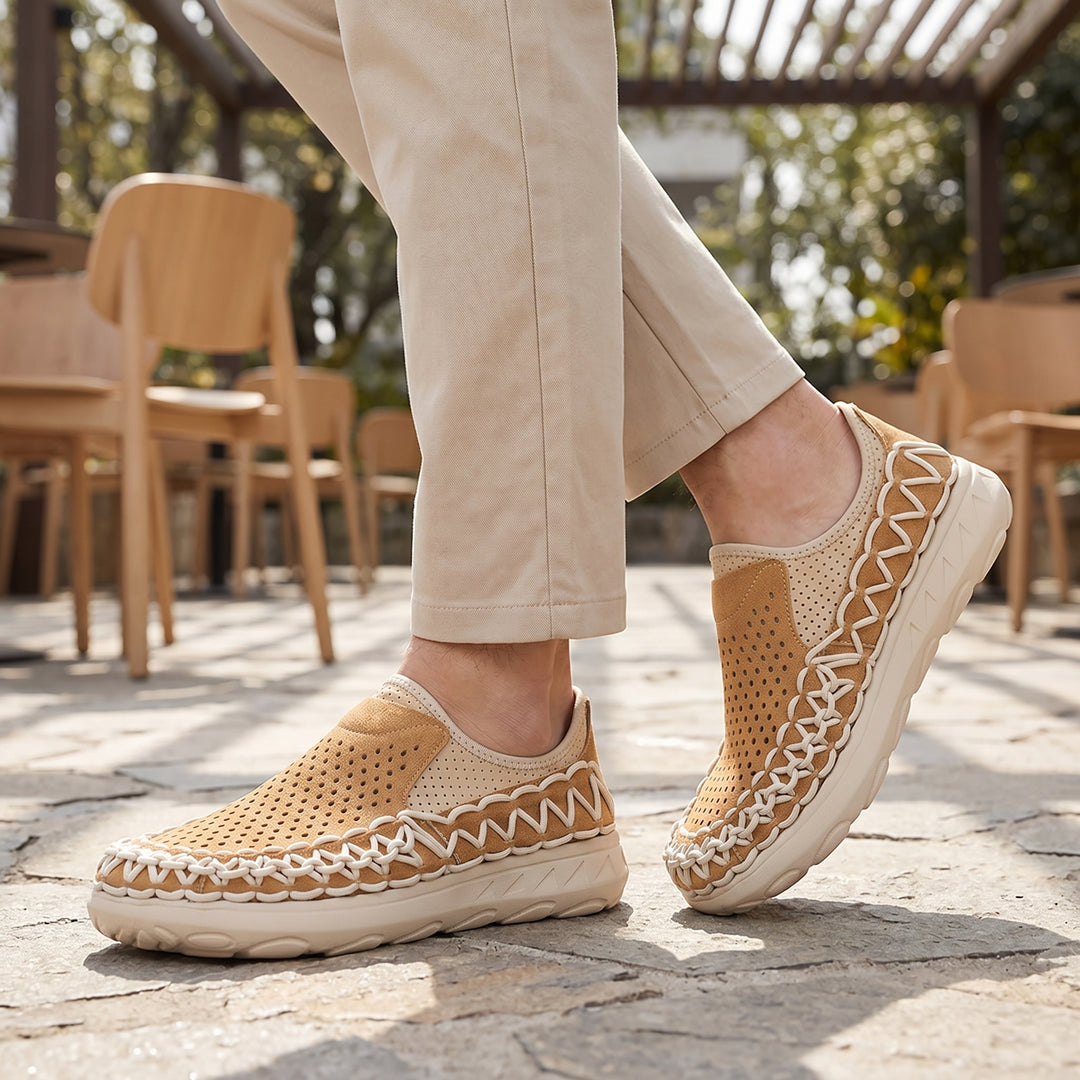 Milan Woven Slip On Casual Shoe