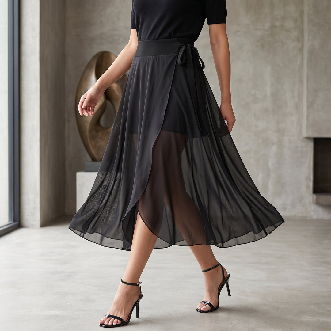 Celestine Layered Tulle Wrap Skirt