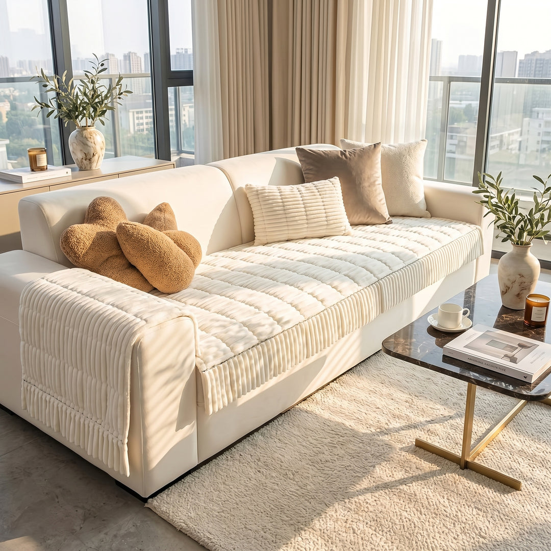 Serena Willow Quilted Sofa Protector