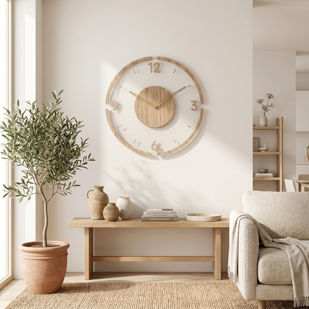 Alden Grove Wooden Wall Clock