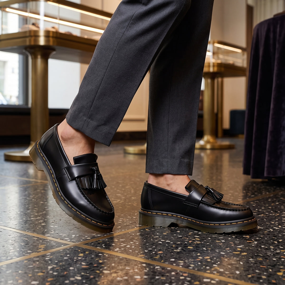 Miles Carter Leather Tassel Loafers