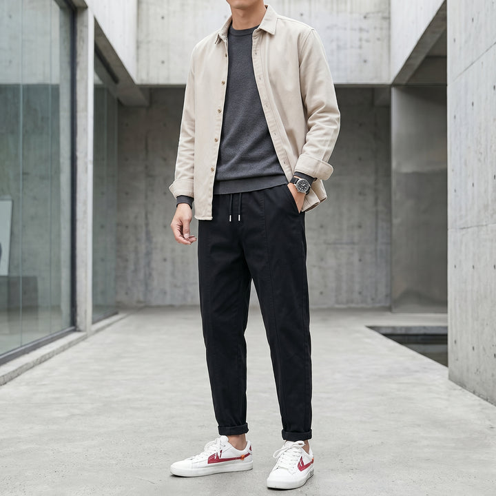 Matteo Tapered Drawstring Jogger Pants